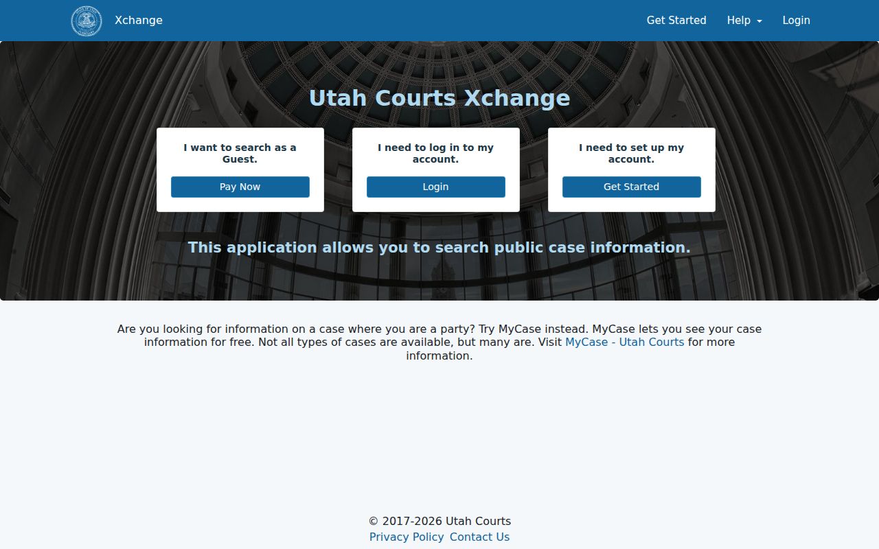 North Ogden people search through Utah court XChange